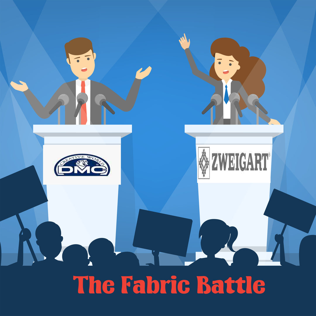 DMC vs. Zweigart: The Fabric Battle