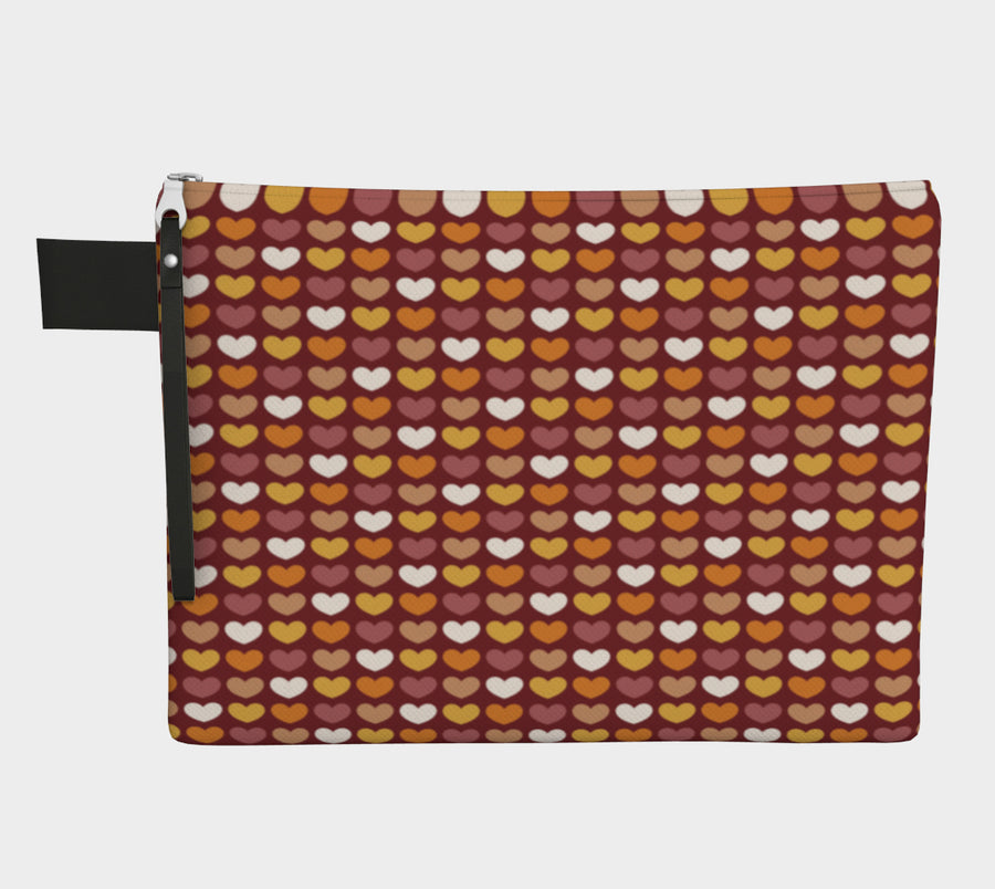 Autumn Hearts Project Bag