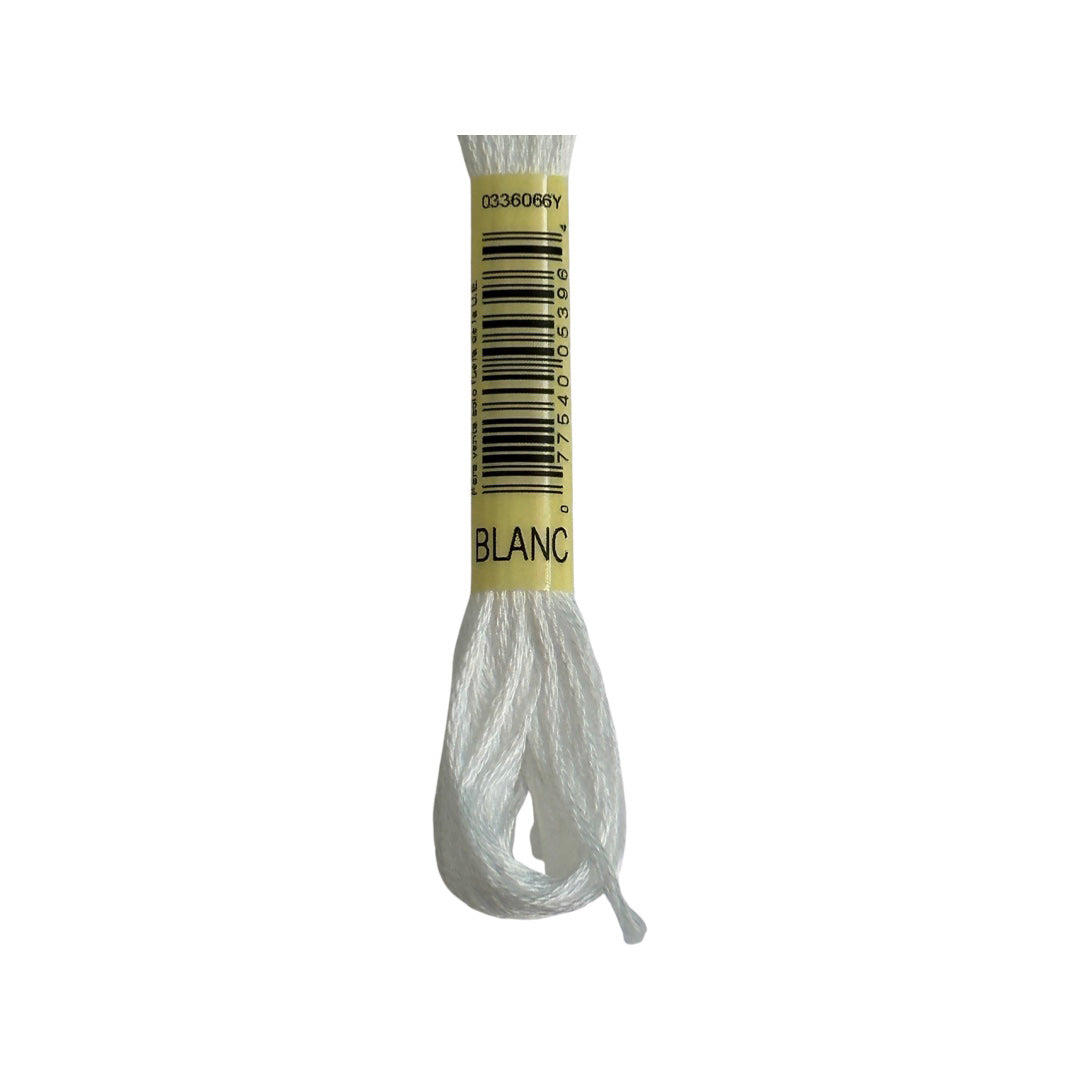 DMC Blanc: White (6-strand cotton) (6-strand cotton floss)
