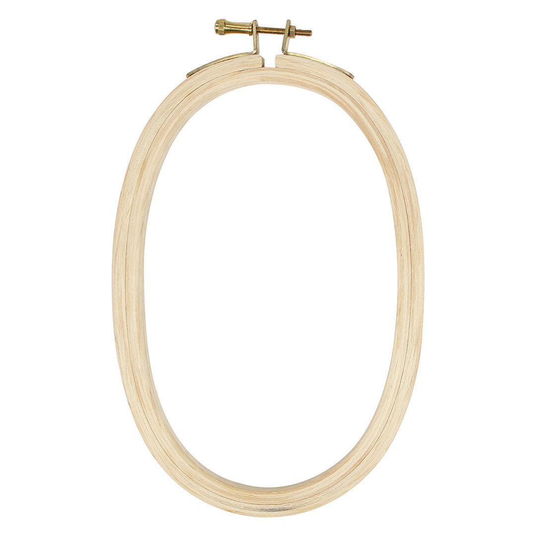 Oval Wood Embroidery Hoops