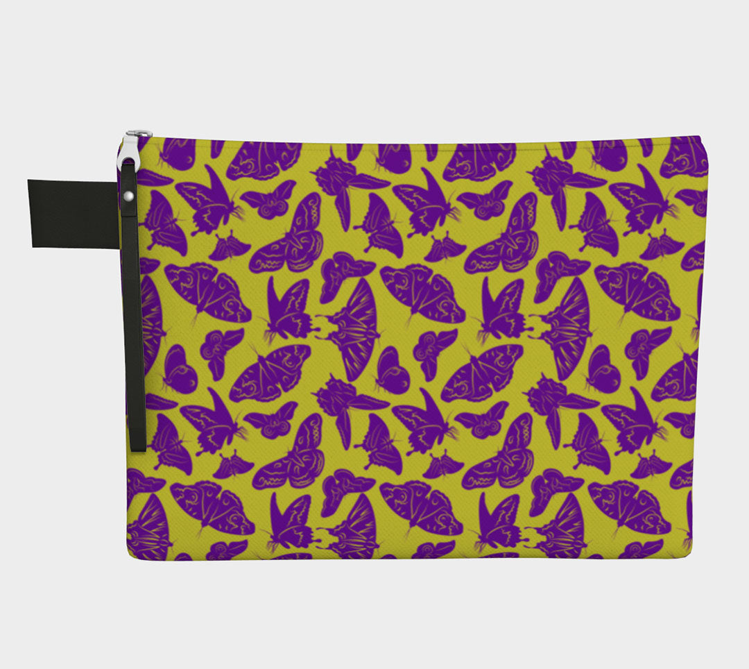 Purple Butterflies Project Bag