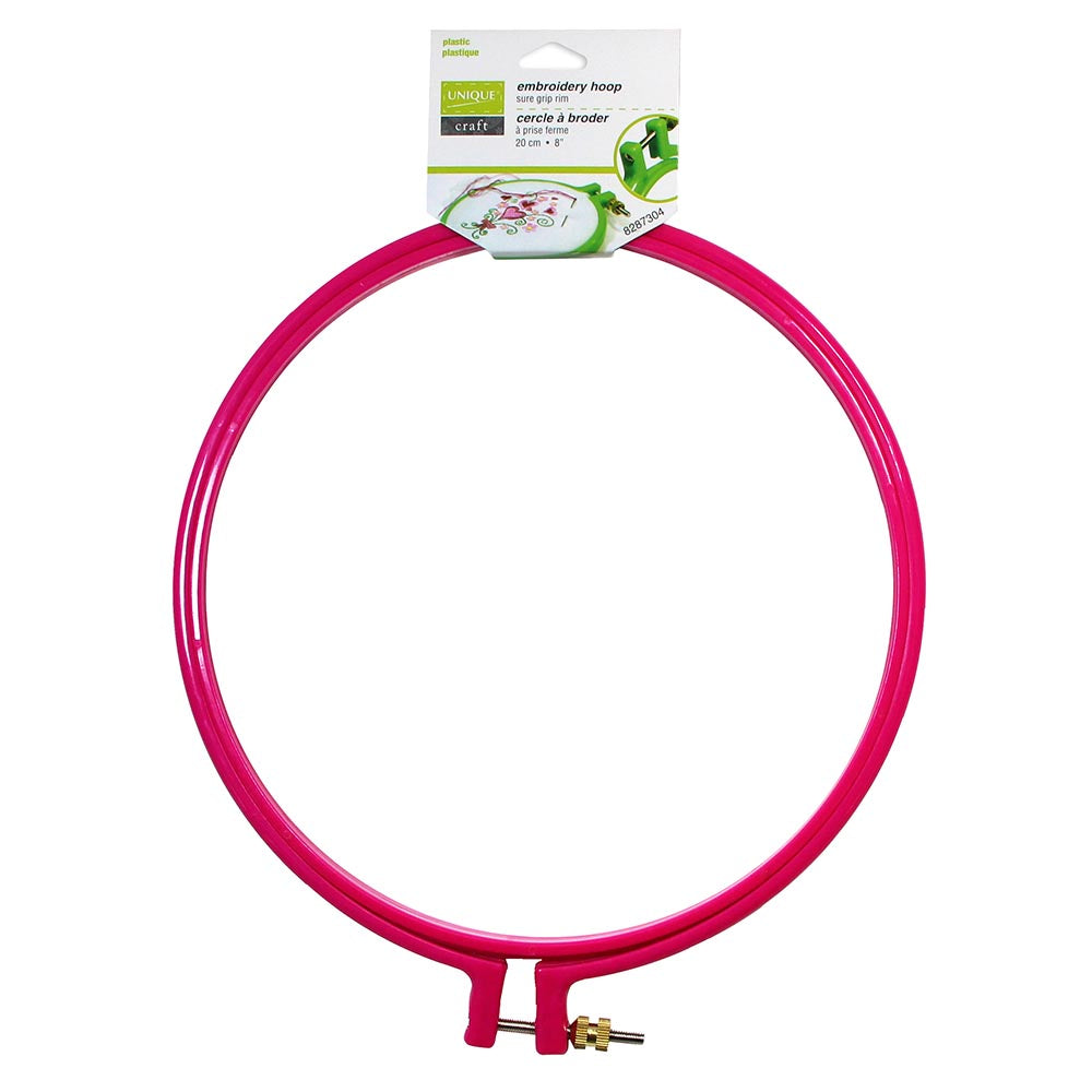 Plastic 8" Pink Hoop