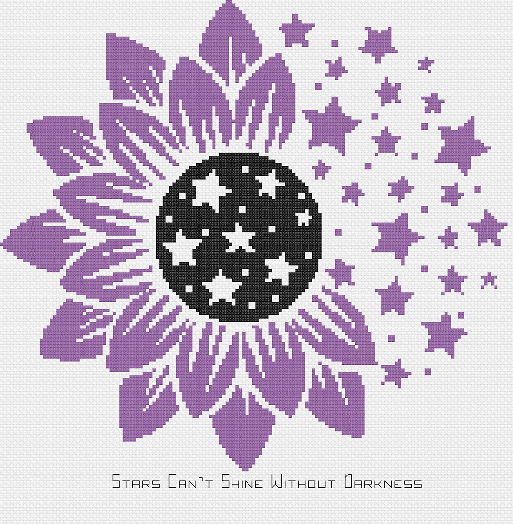 Stars Shine: Counted Cross Stitch Pattern and Kit