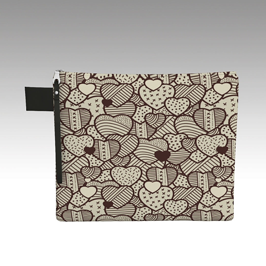 Vintage Hearts Project Bag