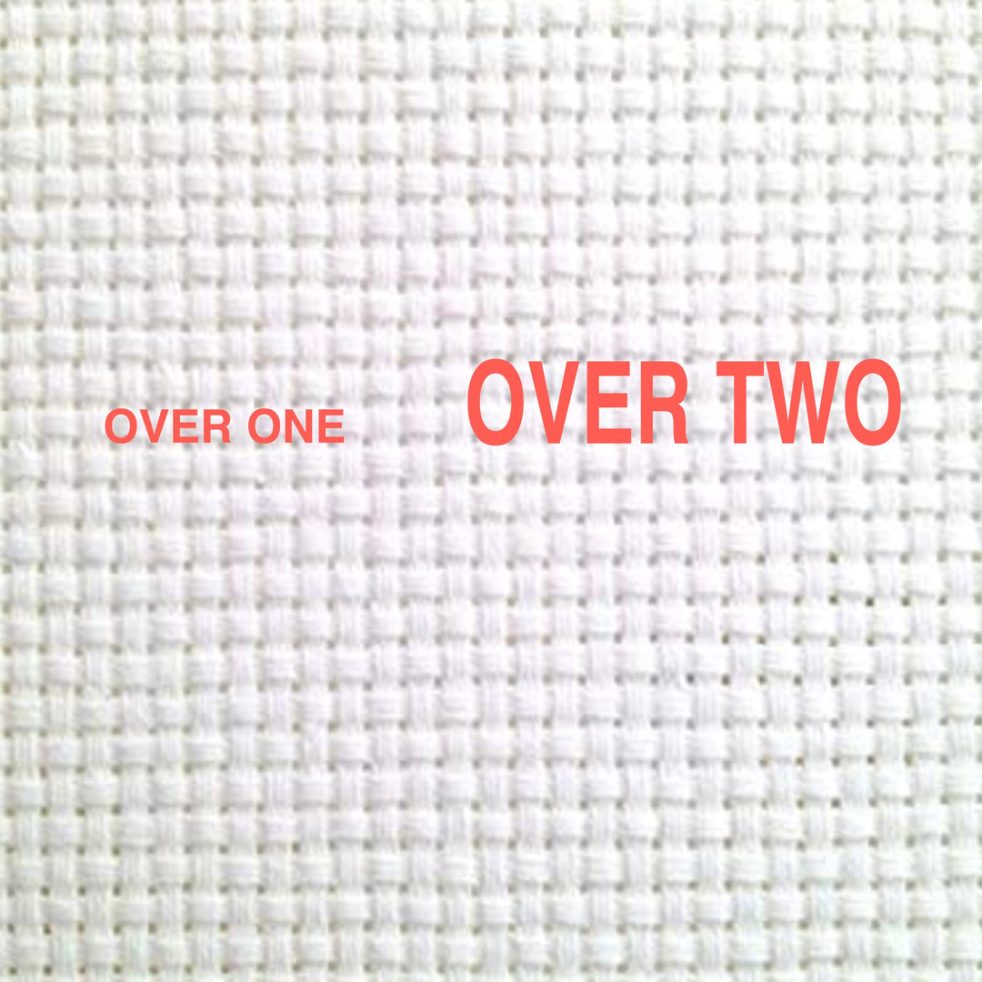 How To Stitch Over One And Over Two