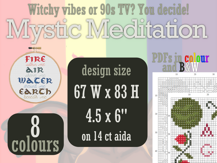 Mystic Meditation - Digital PDF Pattern - 2