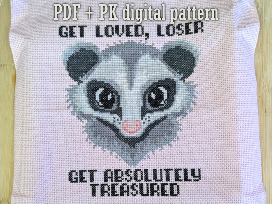 Possumtivity: Get Loved, Loser - Digital PDF Pattern - 1