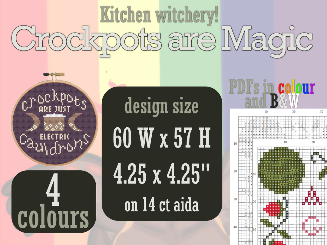 Crockpots Are Magic - Digital PDF Pattern - 2