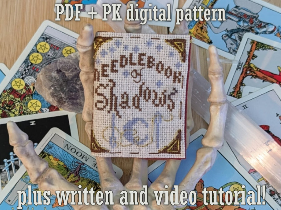 Needlebook of Shadows - Digital PDF Pattern + Tutorial - 1