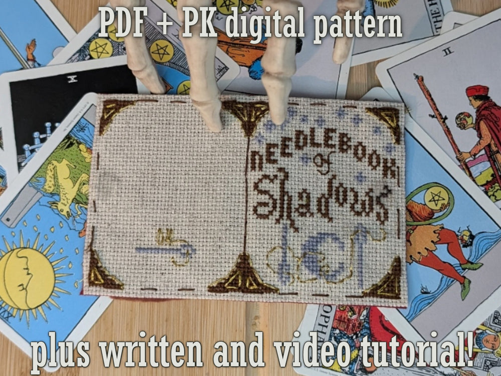 Needlebook of Shadows - Digital PDF Pattern + Tutorial - 2