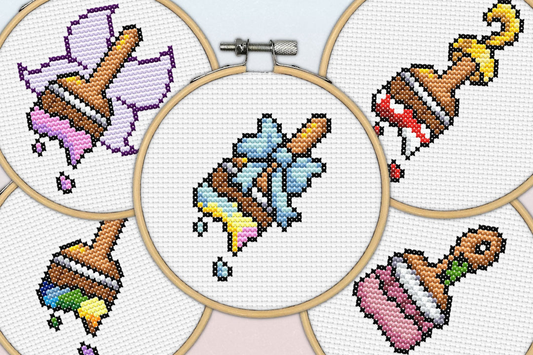 Neopets Paint Brush cross stitch patterns - 1