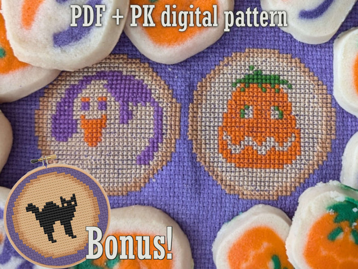 Halloween Cookies - Digital PDF Pattern - 1