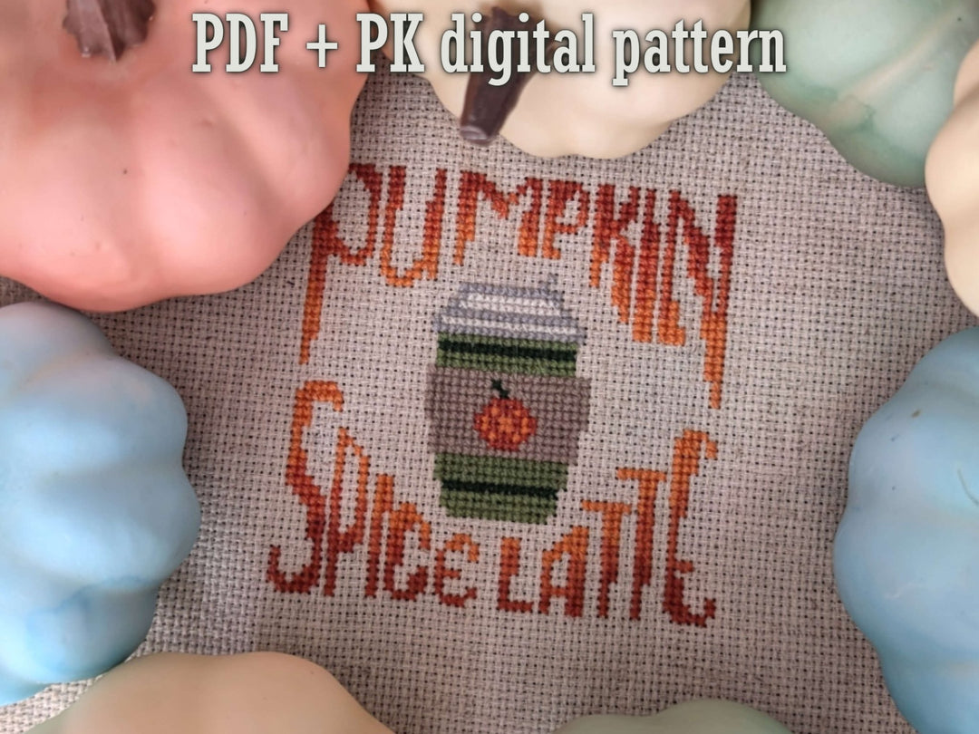 Seasonal Drinks: PSL - Digital PDF Pattern - 1