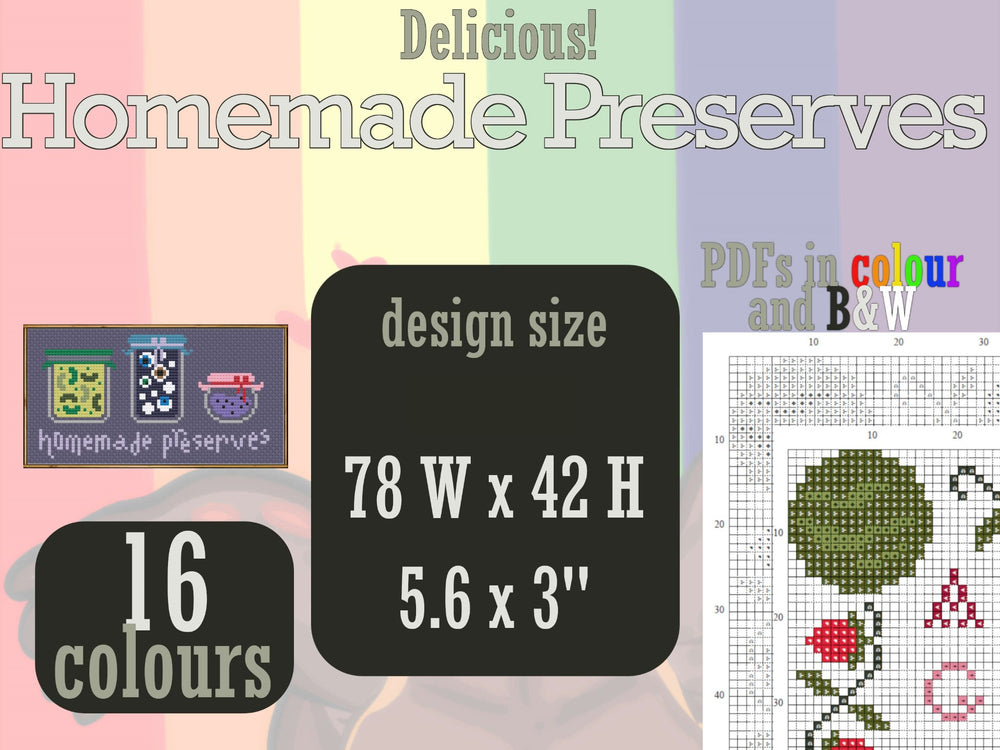 Homemade Preserves - Digital PDF Pattern - 2