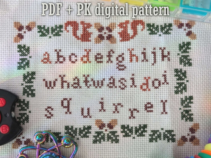 Squirrel Sampler - Digital PDF Pattern - 1