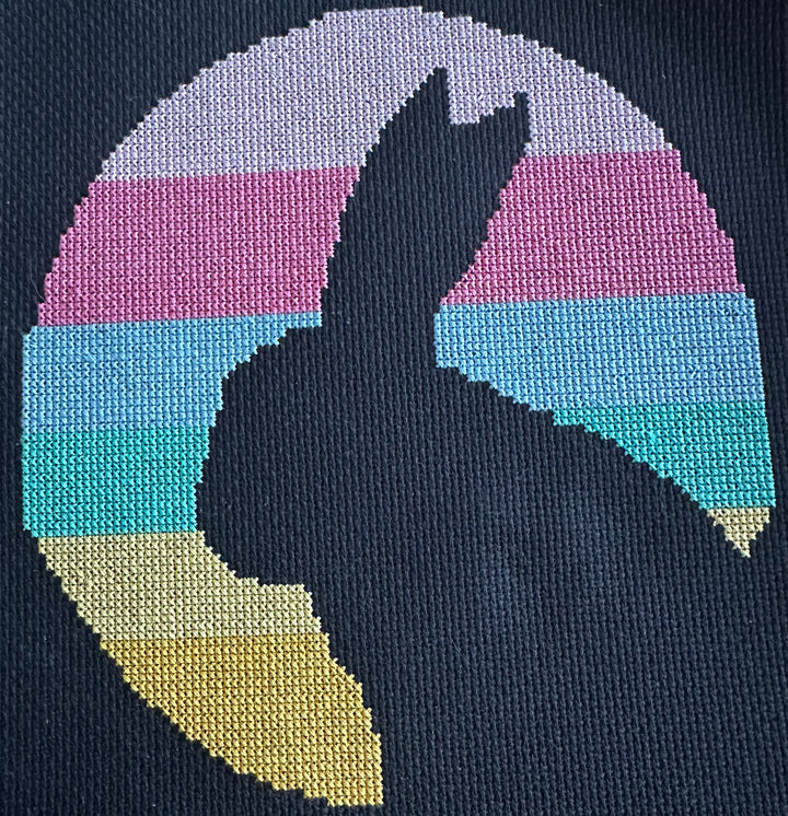 Bunny Head: Counted Cross Stitch Pattern and Kit