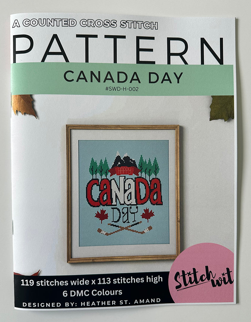 Canada Day: Counted Cross Stitch Pattern and Kit