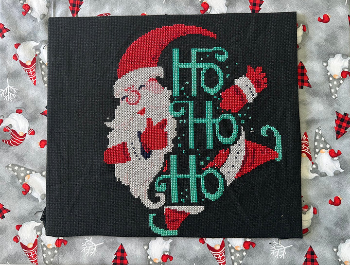 Ho Ho Ho Santa: Counted Cross Stitch Pattern and Kit