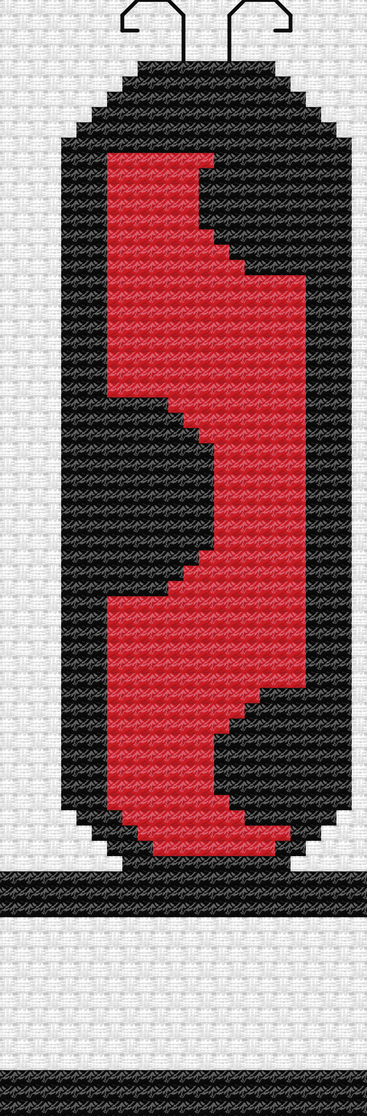 Ladybug Monograms: Counted Cross Stitch Pattern