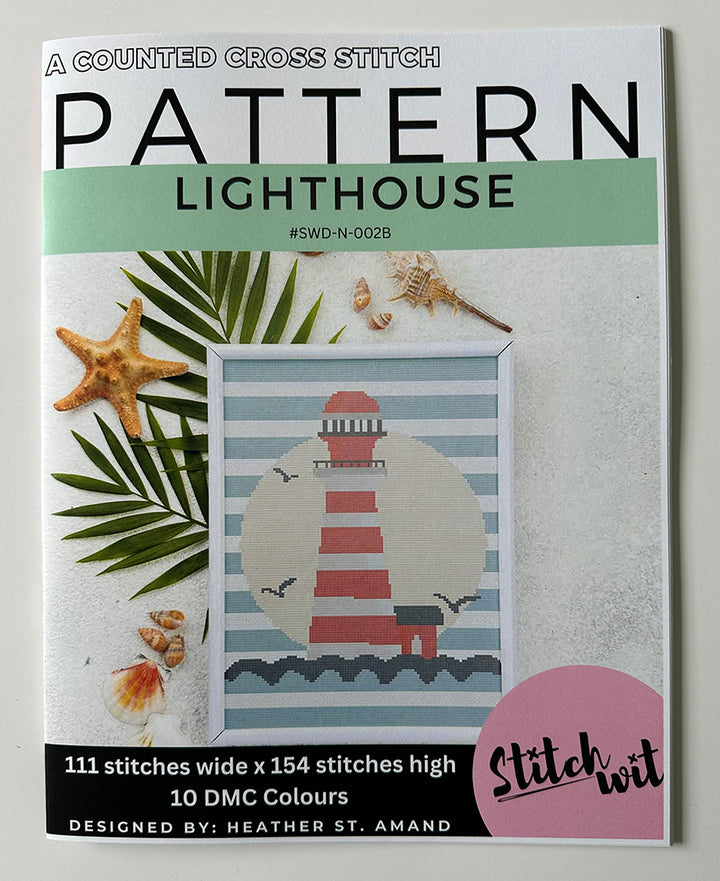 Lighthouse: Counted Cross Stitch Pattern and Kit