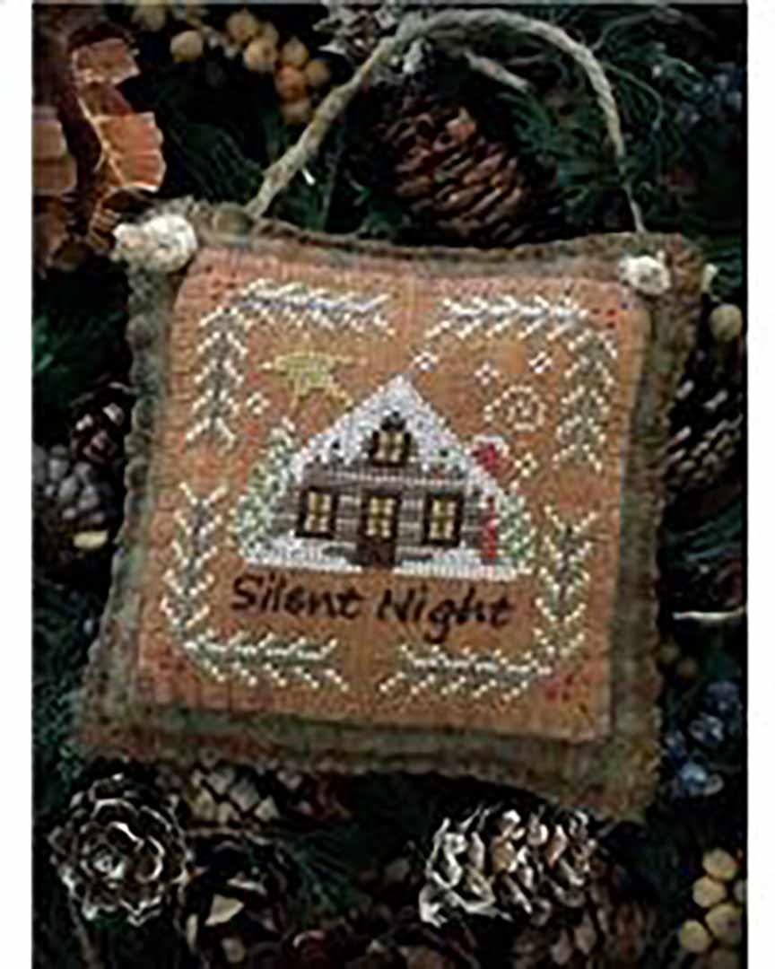 A stitched preview of the counted cross stitch pattern Silent Night by The Woolly Ewe