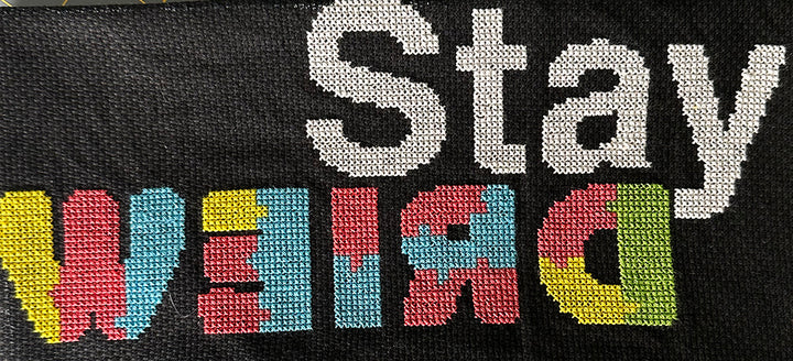 Stay Weird: Counted Cross Stitch Pattern and Kit