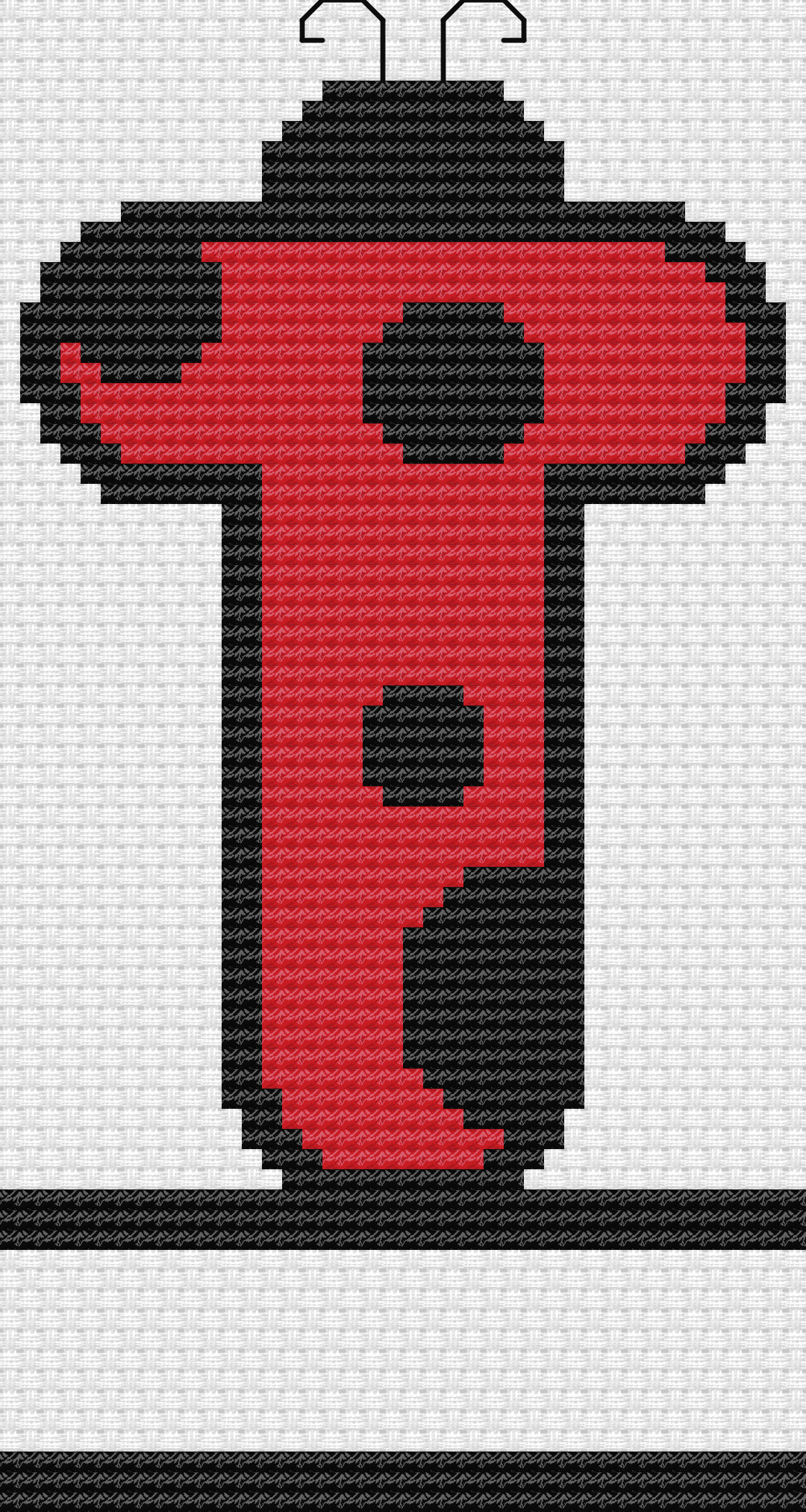Ladybug Monograms: Counted Cross Stitch Pattern
