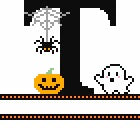 Spooky Monograms: Counted Cross Stitch Pattern