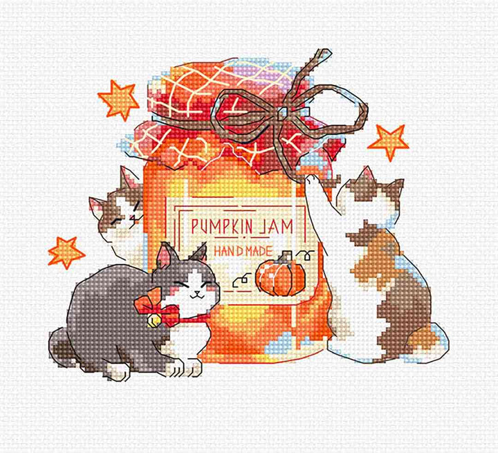 Stitched preview of Best Toy Counted Cross Stitch Kit
