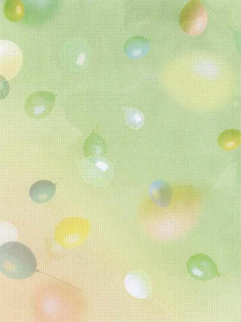 Image of Designer Printed 18ct Aida Fabric - Birthday Balloons