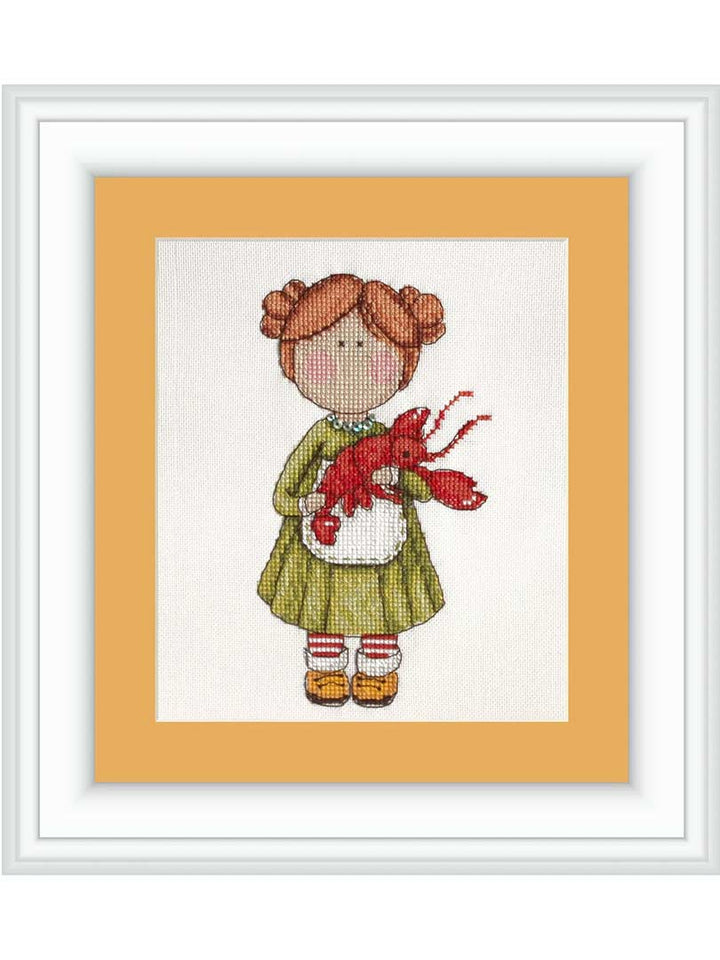Stitched preview of Cancer Counted Cross Stitch Kit