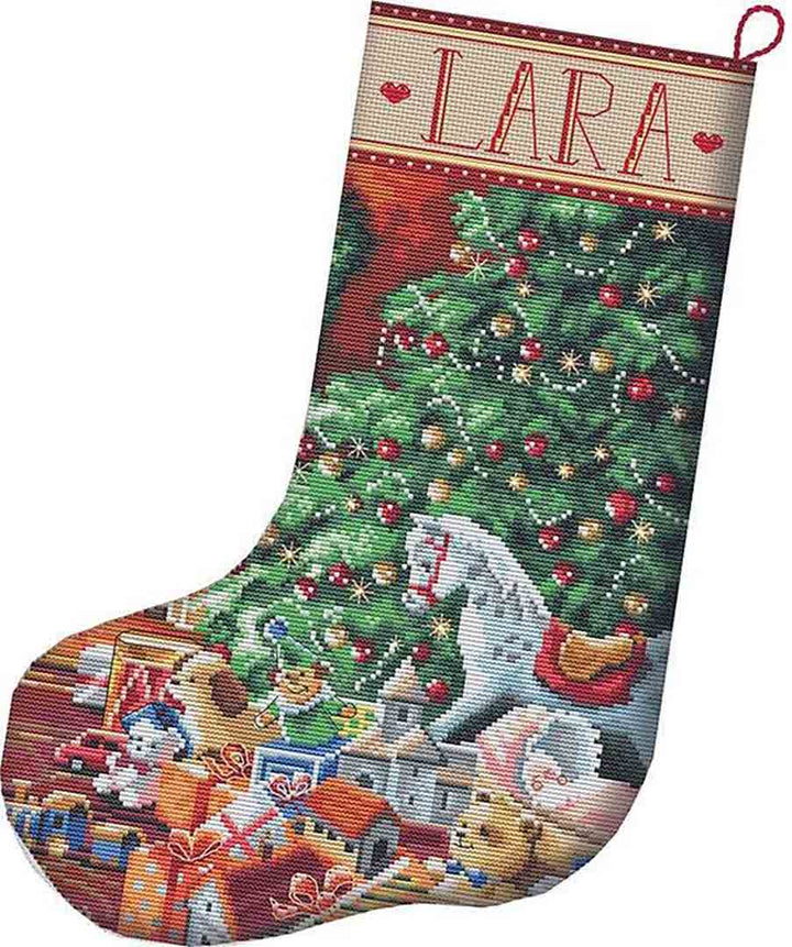 Cozy Christmas Stocking Counted Cross Stitch Kit
