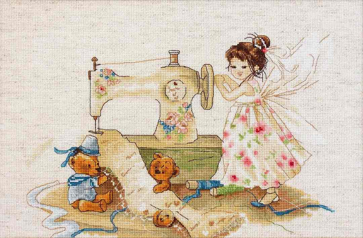 The Fairy Needlewoman Counted Cross Stitch Kit
