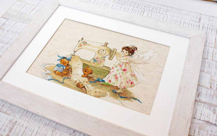 The Fairy Needlewoman Counted Cross Stitch Kit