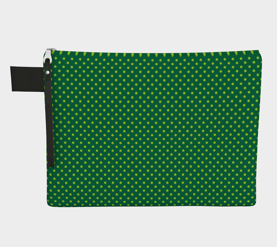 Image of Green Polka Dots Project Bag by Stitch Wit