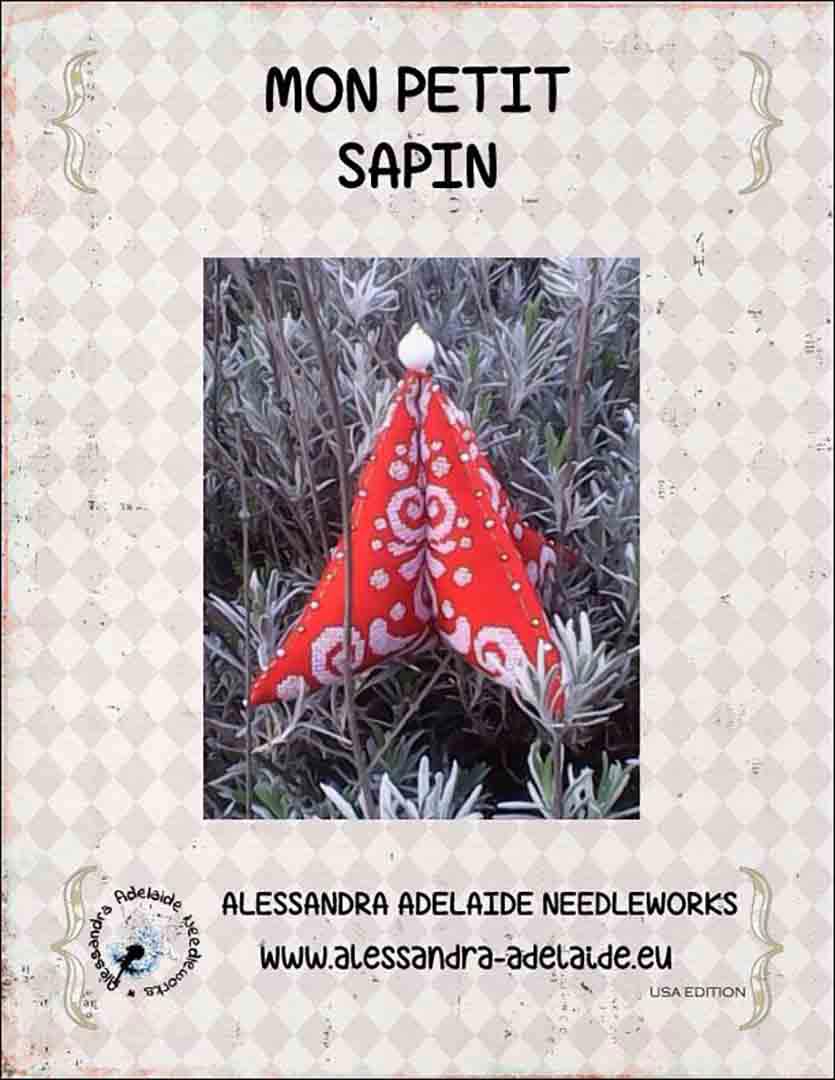 Image of cover of Mon Petit Sapin (My Little Christmas Tree) counted cross stitch pattern