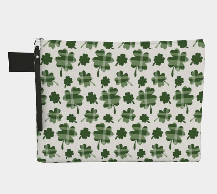 Plaid Shamrocks Project Bag