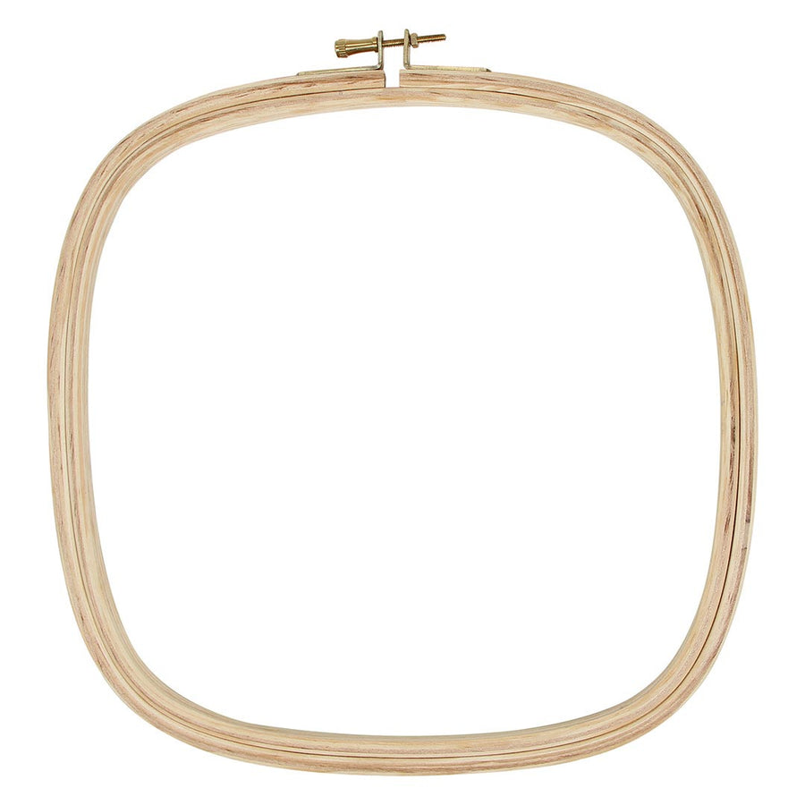 Image of Square Wood Embroidery Hoop