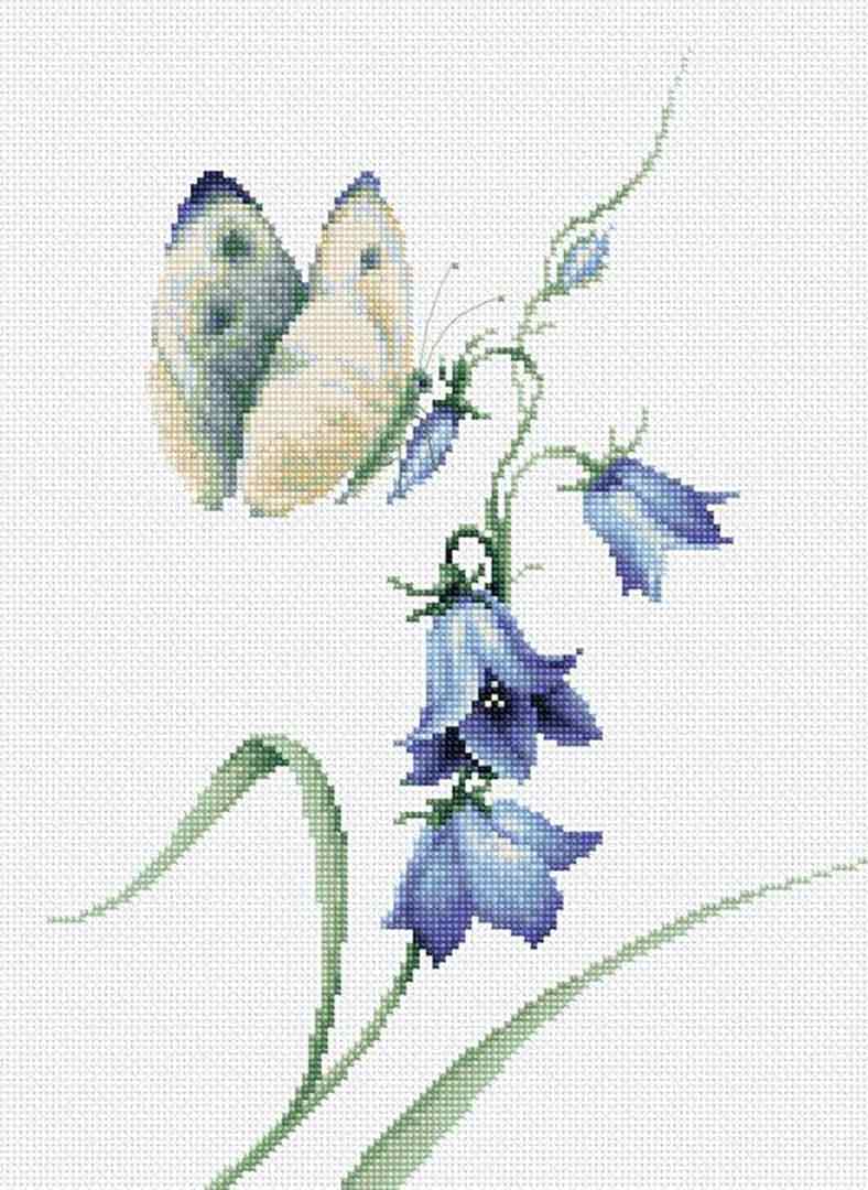 Stitched preview of Summer Delight Counted Cross Stitch Kit