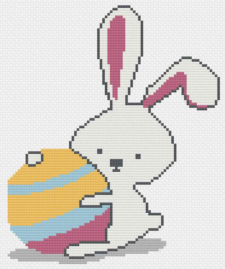 stitched-and-frame-view-eggs-and-bunnies-set