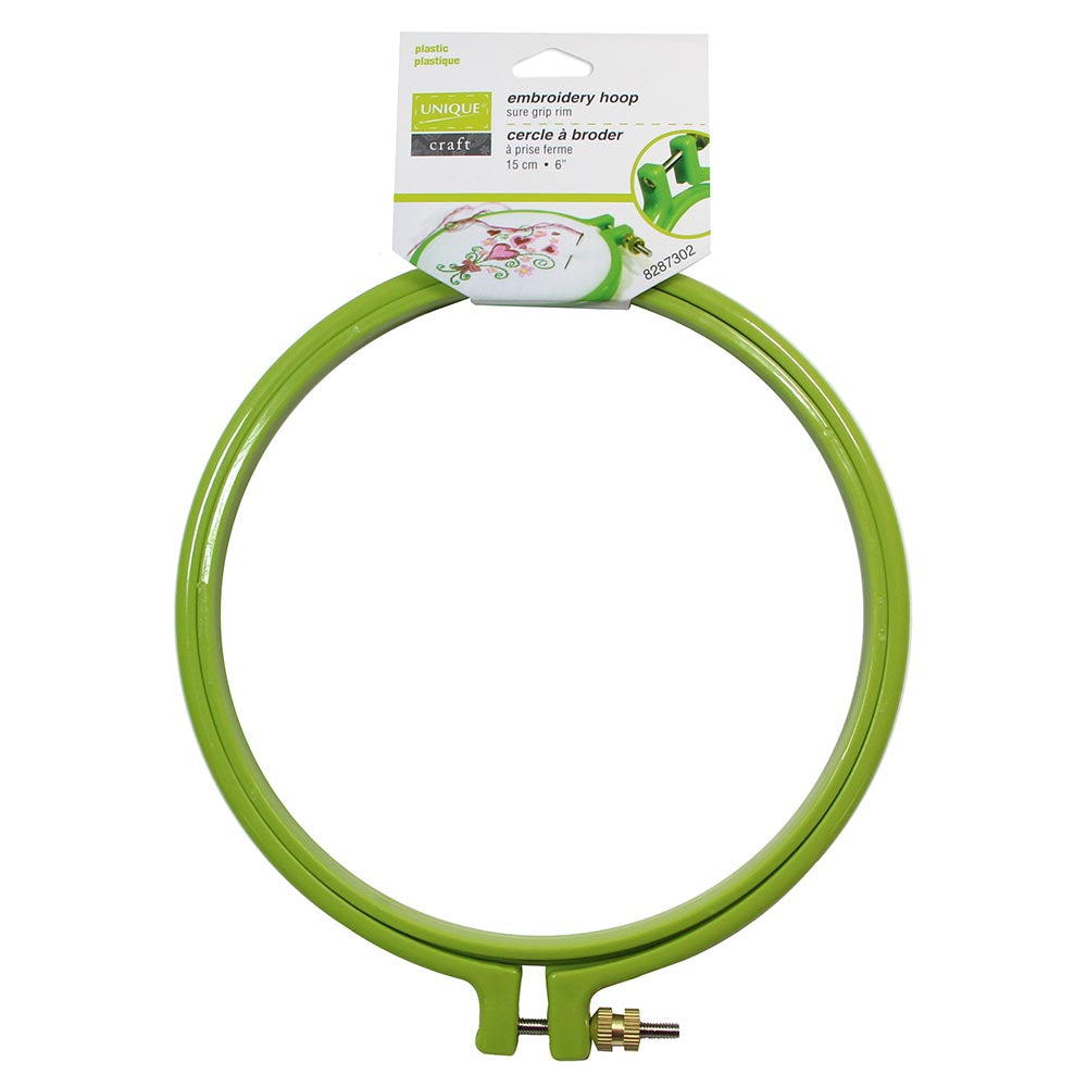 Plastic 6" Green Hoop