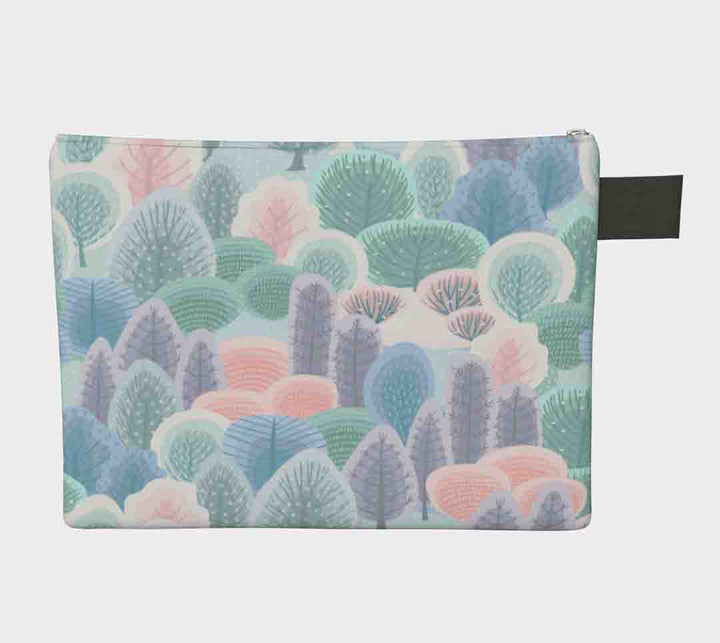 Pastel Winter Forest Project Bag